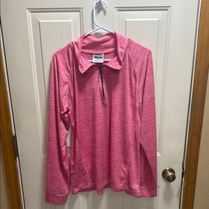 Woodland Creek Pink Quarter-Zip Pullover size XL